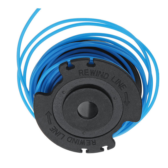 Line String Trimmer Replacement Spool 0.065 Inch For Ryobi One/AC14RSLA 12V 24V 40V Lawnmower Blue