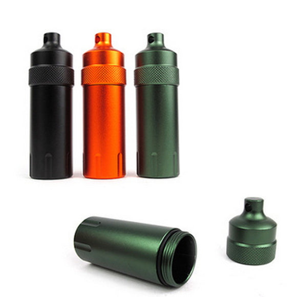 Mini Waterproof Tank Seal Bottle Case Container Holder EDC Box