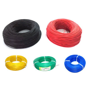 10m Soft Silicon Cable Wire 24AWG Heatproof Flexible Black/White/Red/Green/Blue For RC Model Battery