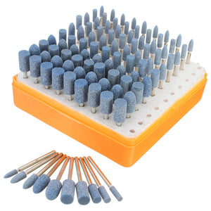 100pcs Universal Rotary Assorted Abrasive Stone Accessory Tool Kit