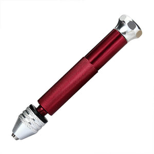 0.3-3.20mm Mini Hand Twist Drill With Chuck Aluminum Manual Hand Drill