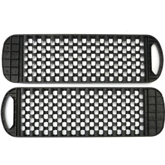 One Pair Black Sand Track Recovery Tracks Car Auto Grass Snow Road ATV Tyre Ladder