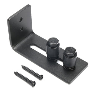 Sliding Barn Door Bottom Wall Guide Mount Adjustable Hardware with Screws Set