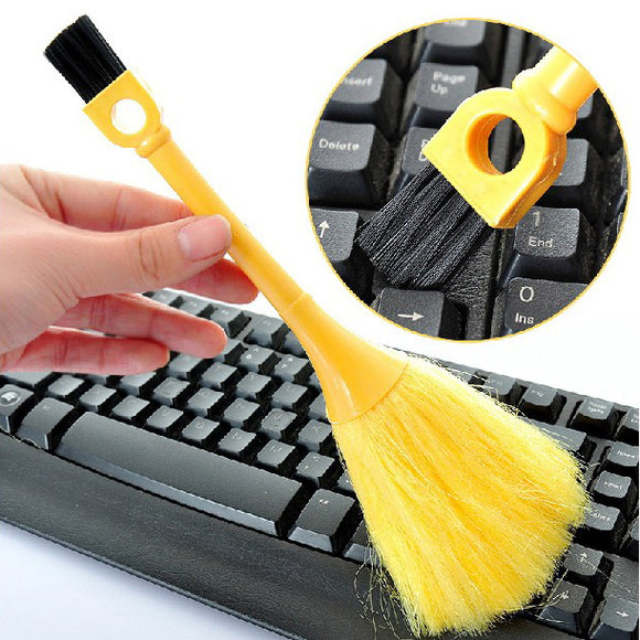 Multi-Function Mini Keyboard Vehicle Anti-Static Dust Brush Desktop Sweeper Cleaning Home