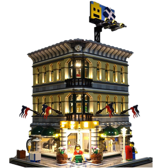 LED Light Kit For Lego 10211 Creator Grand Emporium Blocks Accessories Toys Decor