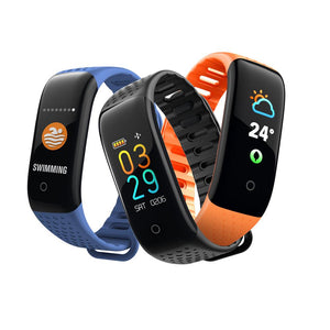 Bakeey Color Z6 Screen USB Direct Charging Heart Rate Blood Pressure Detection Sport Mode Push Notification Smart Watch Band