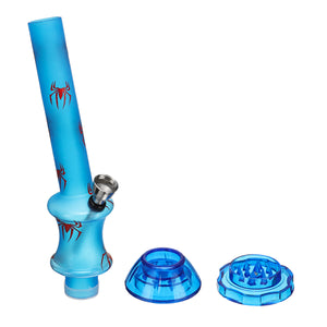 Mini Hookah Water Pipe Acrylic Water Hookah Bong Pipe with Grinder