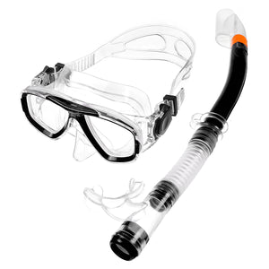 Keep Diving Mask Scuba Snorkel Goggles Face Glasses with Breath Tube for Adults