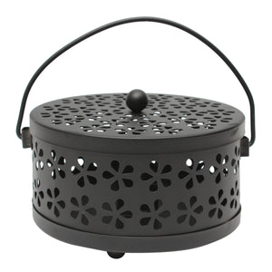 Galvanized Steel Mosquito Mozzie Coil Holder Burner Repellant Home Art Decor Mosquito Dispeller