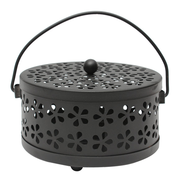 Galvanized Steel Mosquito Mozzie Coil Holder Burner Repellant Home Art Decor Mosquito Dispeller