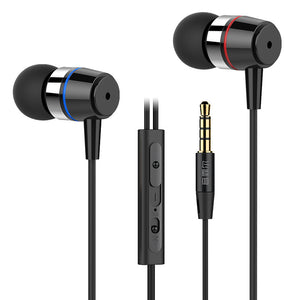 Inpher T50 Professional Wired Earphone Metal Heavy Bass Sound Quality Music 3.5mm In-Ear With Mic