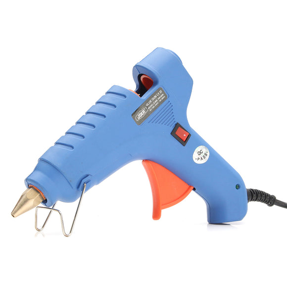 Raitool 100V-240V 60W Hot Melt Glue Gun Blue Electric Heating Hot Melt Glue