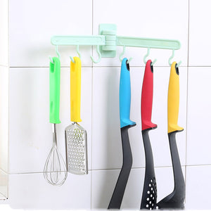 Honana BX-080 Foldable Wall Towel Hanger Hook Towel Rack Holder Clothes Hanging Space Save Rack