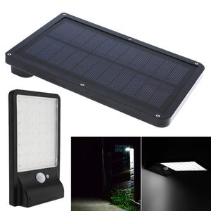 ARILUX Solar Powered 42 LED Waterproof Light Control & PIR Sensor Wall Lamp for Outdoor Garden