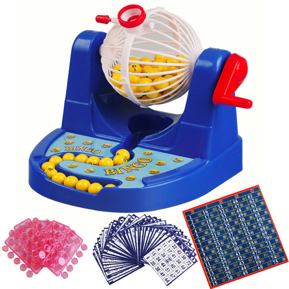 Mini Bingo Lottery Rotary Game Pocket Machine For Kids Families Fun Puzzle Desktop Party Toys