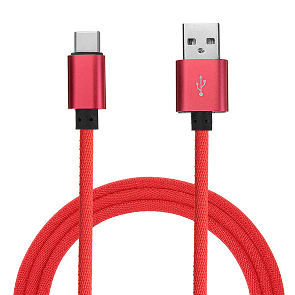 Bakeey Type C Braided Fast Charging Cable 1m For Oneplus 5 5t Xiaomi 6 Mi A1 Mix 2 Samsung S8 Note 8