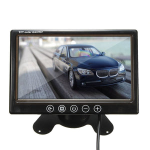 7 Inch TFT LCD Colour CCTV Car Security DVR Camera Reverse Backup Monitor