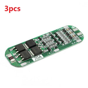 3pcs 3S 20A Li-ion Lithium Battery 18650 Charger PCB BMS Protection Board 12.6V Cell