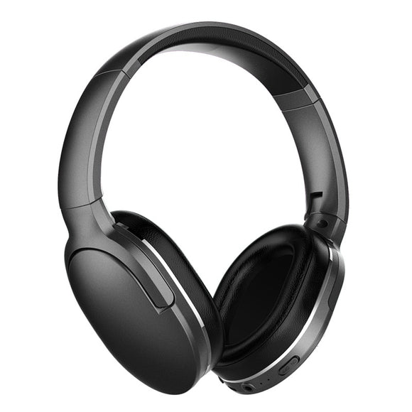 [bluetooth 5.0] Baseus Encok D02 HiFi Wireless bluetooth Headphone Heavy Bass Stereo Foldable 3.5mm Audio Headset with Mic