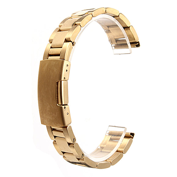 18mm 20mm 24mm Gold Color Stainless Steel Watch Band
