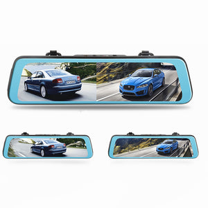 1080P Rear View Mirror Car DVR Dash Cam Camera Recorder Dual Lens