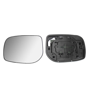 Car Left Door/Wing Mirror Glass Silver Nonheated & Base For TOYOTA YARIS 2006-2009