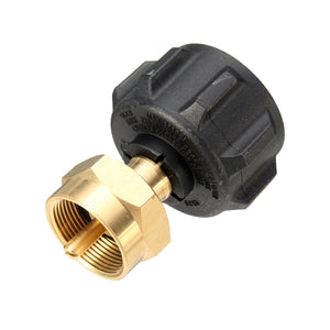 Propane Refill Adapter QCC1 Regulator Valve for Steel Propane Tank Fits 1 LB Throwaway Cylinder Bott