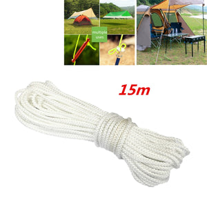 15M Nylon Multifunction Camping Hiking Awning Accessory Tent Rope