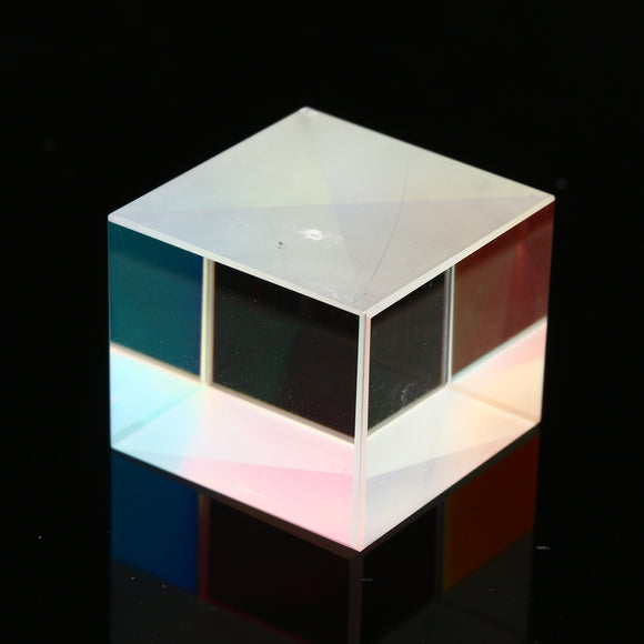 20x20x17mm Defective Cross Dichroic Glass X-Cube Prism Cube RGB Combiner Splitter Prism