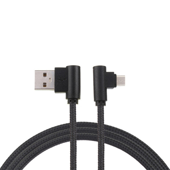 Bakeey 90 Degree Micro USB Fast Charging Cable 1m For Xiaomi Redmi Note 4 4X Samsung S7 S6 Edge