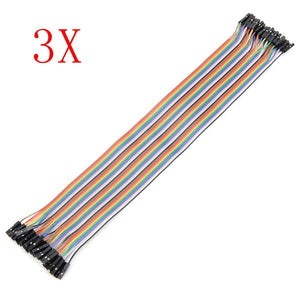 120pcs 30cm Female To Female Breadboard Wires Jumper Cable Dupont Wire