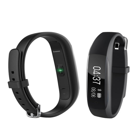 Lenovo HW01 Dynamic Heart Rate Sleep Monitor Fitness Tracker Social Share Music Control Smart Watch Band