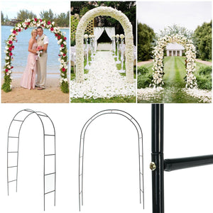 95 Iron Arch Way Assemble Door Wedding Party Bridal Prom Garden Floral Decorations"