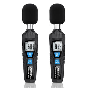 MESTEK SL720 Digital Sound Level Meter Noise Volume Measuring Instrument Decibel Monitoring Tester 30-130dB Noise Measuring Instrument