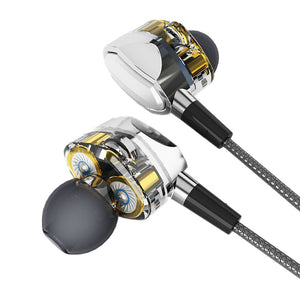 Dual Dynamic DriversS.Wear G2 In-ear 3.5mm Wired Control Earphone Headphone With Mic