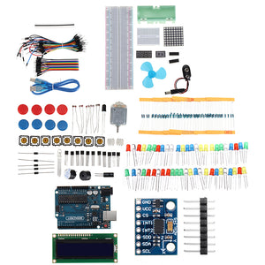 ADXL335 Starter Kit with Free 17 Classes UNO R3 LCD1602 Display Components Set Geekcreit for Arduino - products that work with official Arduino boards