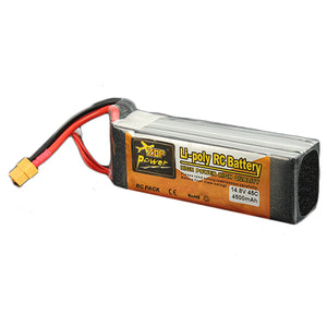 ZOP Power 14.8V 4500mAh 4S 45C Lipo Battery XT60 Plug