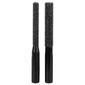 2pcs Milling Cutter Diamond Router Bits Black Brazed Straight Shank for Quartz Stone Marble Seam Cutter Tools