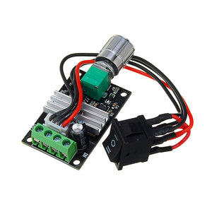 DC 6V 12V 24V 28V 3A 80W PWM Motor Speed Controller Regulator Adjustable Variable Speed Control Switch