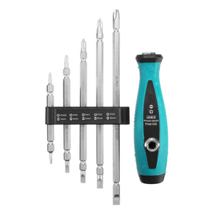 PENGGONG 9914 5PCS Screwdrivers Set Two-way Purposed Screwdriver Bits Repair Toolkit