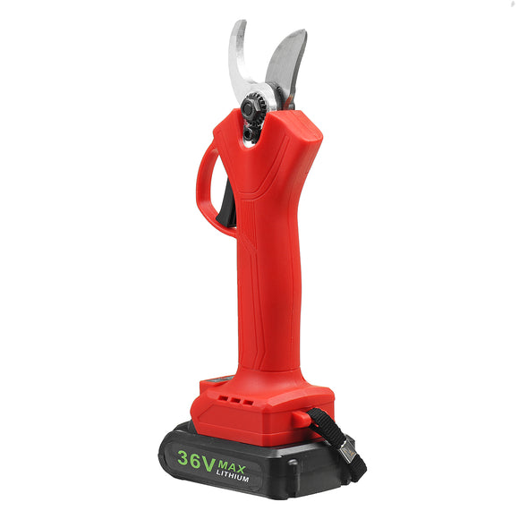 600W 25mm 36V Cordless Rechargeable Electric Pruning Shears Secateur Garden Branch Cutter Garden