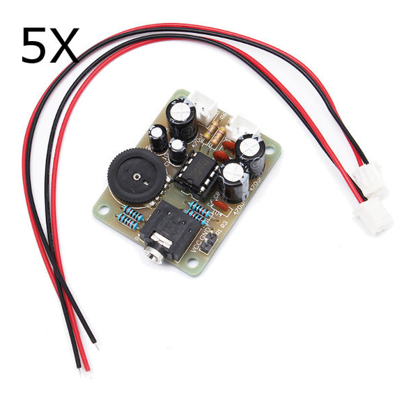 5Pcs TDA2822 Power Amplifier Audio Stereo Module DIY Kit Electronic Learning Suite