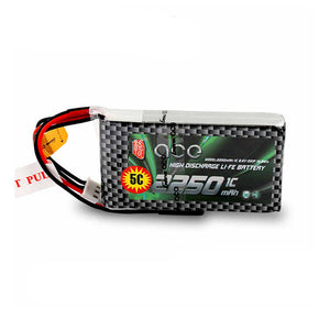 ACE 6.6V 2250mAh 5C Li-FE Battery 2S1P for Futaba 18SZ 14SG T10J T8J T6J 4PKS 4PL Radio Transmitter