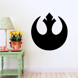 W-1 Star Wars Wall Stickers Removable  -  BLACK