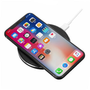 D6 2A Qi Wireless Fast Charger Charging Pad Mat Dock For iPhone X/8/Plus Samsung S8