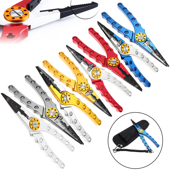 Fishing Pliers Fish Clamp Cutter Fish Grip Fishing Line Scissors Fishing Tackle