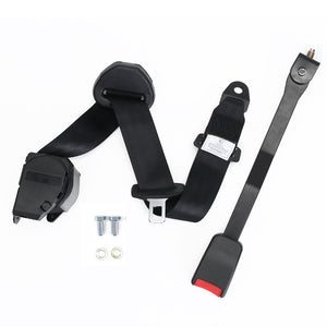 Universal 3 Point Retractable Auto Car Seat Belt Lap Shoulder Adjustable Harness