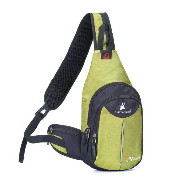 Nylon Men Single Shoulder Bag Outdoor Hiking Sling Bag Chest Pack