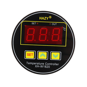 XH-W1820 DC12V/24V/AC220V High Power Intelligent Thermostat Digital Temperature Controller 30A Incubator Cooling Heating