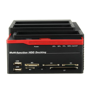 EU 2.53.5" ALL In One USB 3.0 To SATA IDE HDD SSD Hard Drive Enclosure Clone Card Reader Hub"